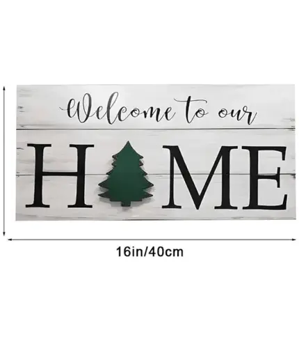 Welcome to My/Our Home - Seasonal Door Hanger, Family Welcome Sign With 7 Interchangeable Pieces - Gifts for Family, New Homeowners