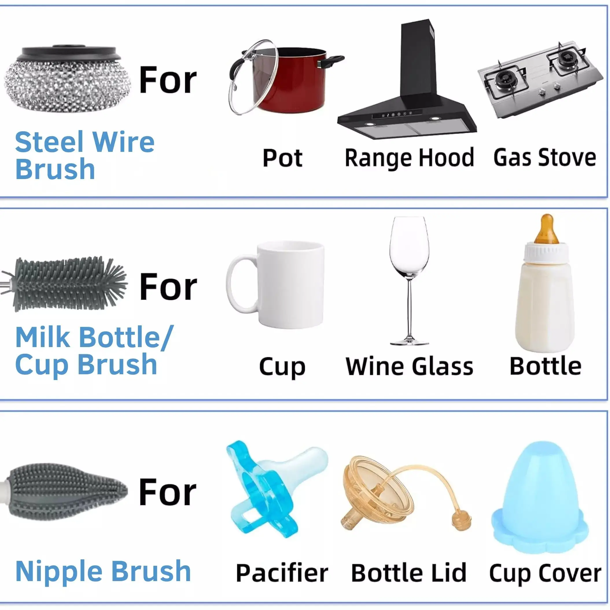 Brush head options