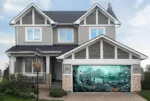 Halloween Garage Door Cover Wrap Backdrop Holiday Decoration - Image 5