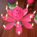 Magic Musical Flower Birthday Candle - Image 3