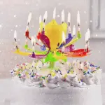 Magic Musical Flower Birthday Candle - Image 4